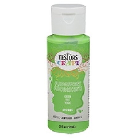 Testors Paint Craft Acry Fluor Grn 2Oz 297505